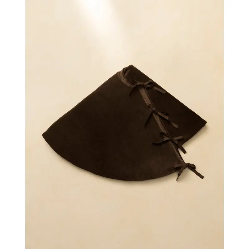 Velvet Brown Tree Skirt