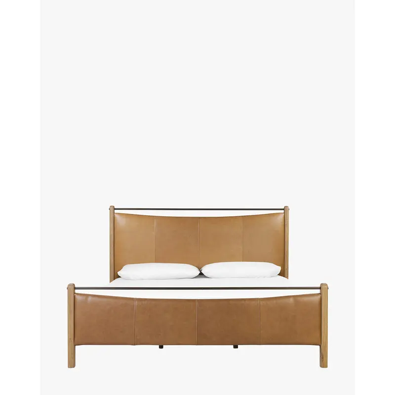Carolina Leather Upholstered Bed