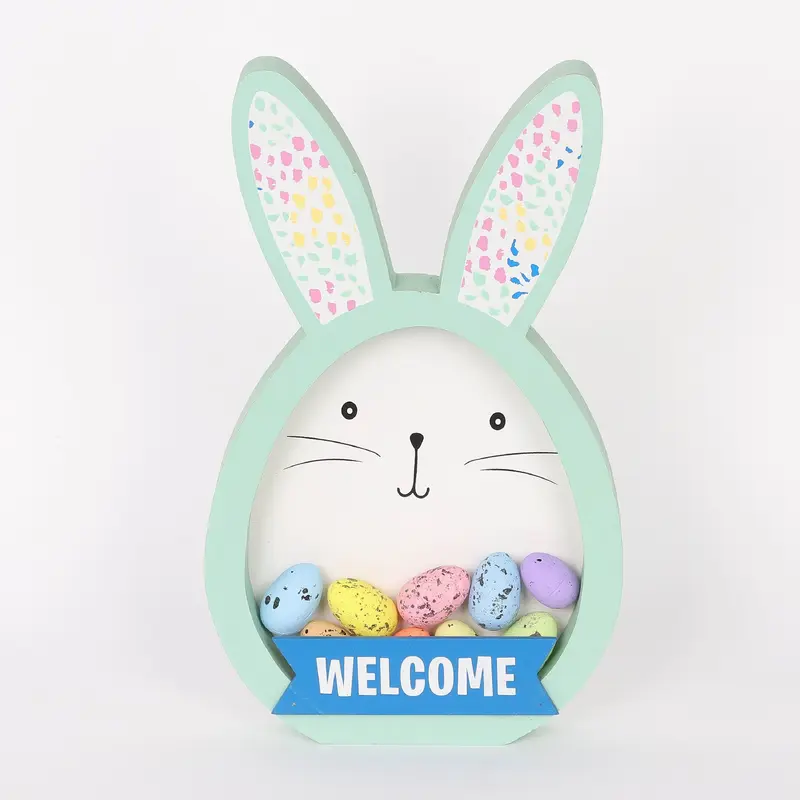 Easter Bunny with Signage