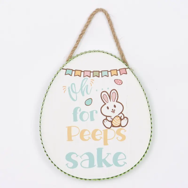 Easter Hanging Egg with Signage