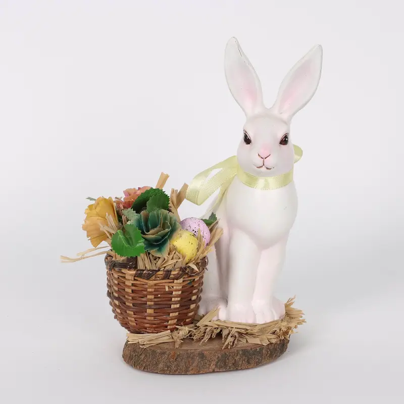 Easter Table Top Bunny with Decor