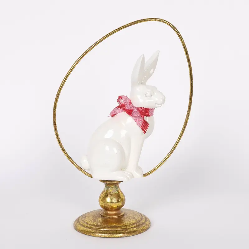 Easter Table Top Bunny with Florals