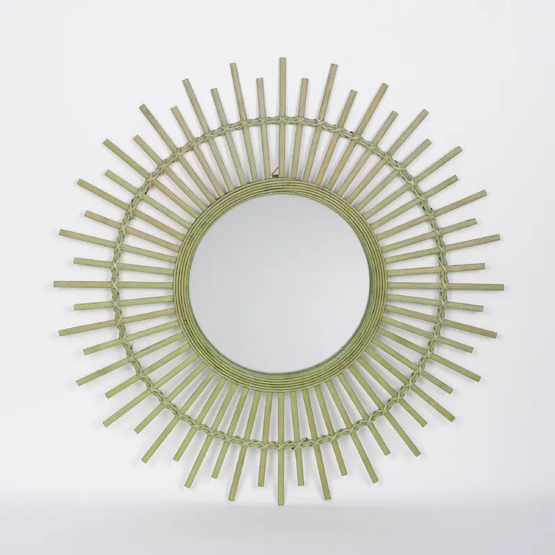 Home Decor Green Hanging Mirror