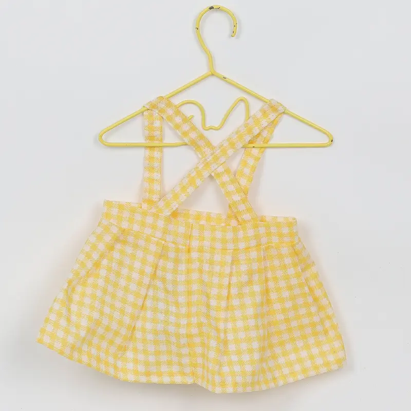 Spring Easter hanging Dress Ornament in Yellow