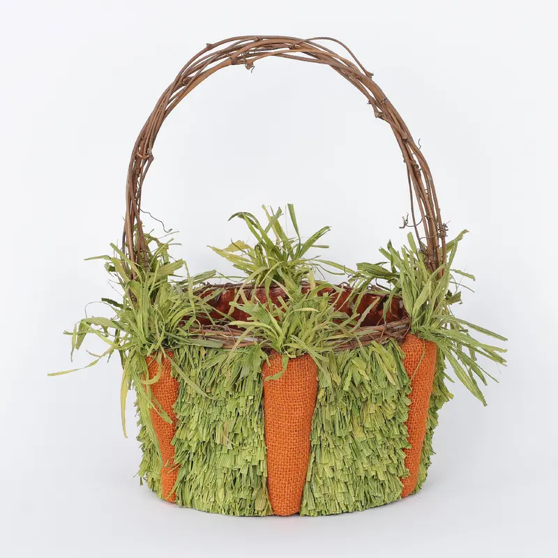 Easter Basket with Greeneries