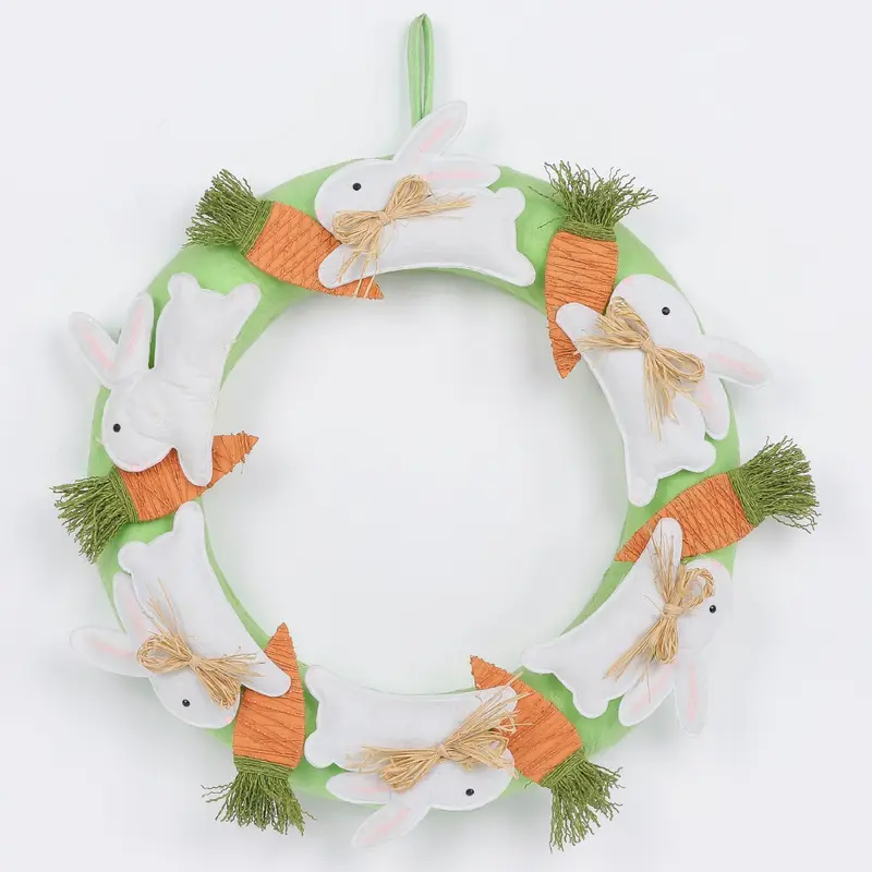 Easter Bunny Hanging Wreath