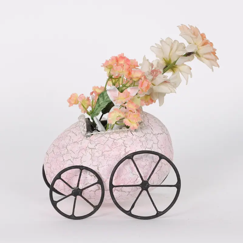 Easter Florals on Pink Cart