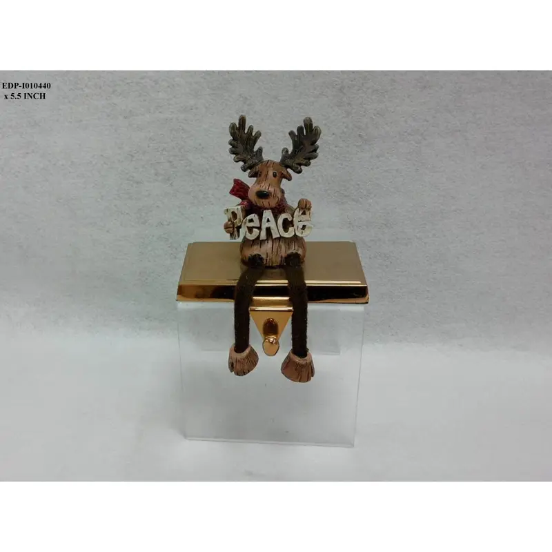 Fabric Deer Stoking Holder