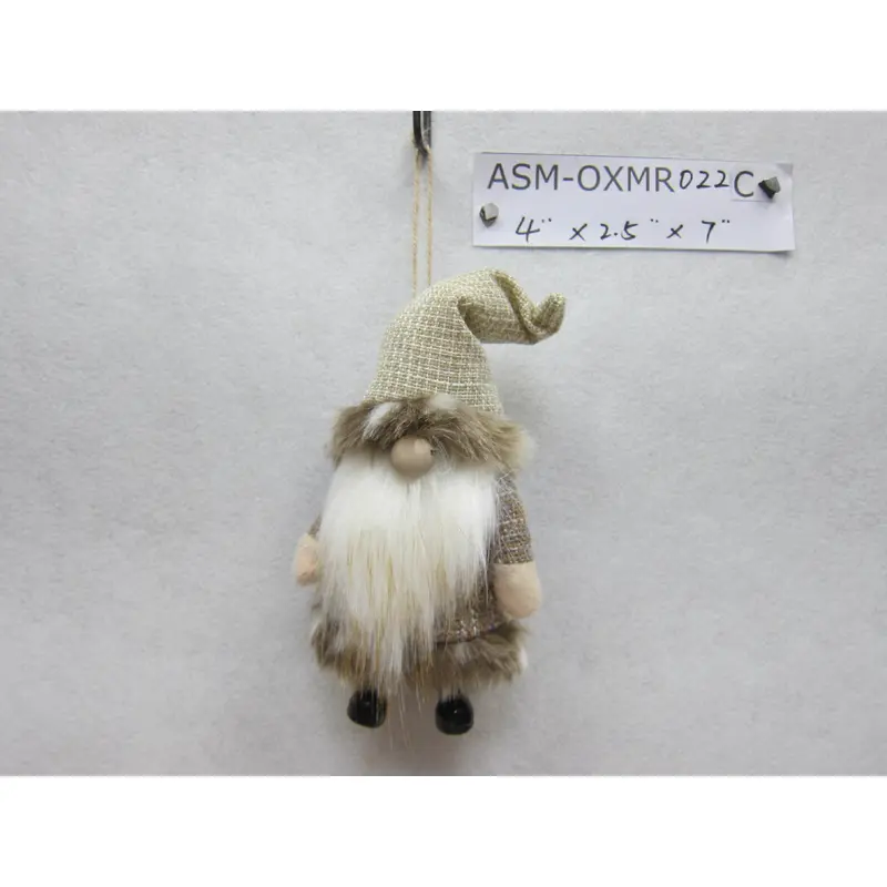 Fabric Gnome Ornament