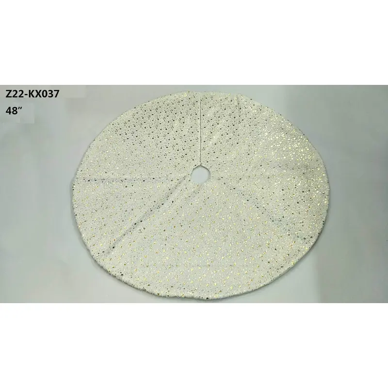 Fabric Gold Tree Skirt