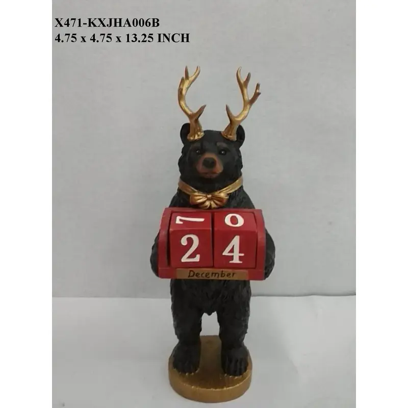 Polyresin Bear Advent Calendar