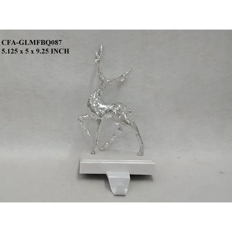 Silver Deer Stocking Holder
