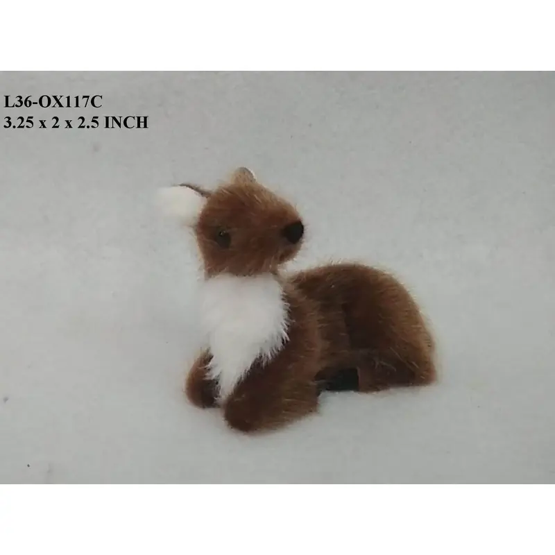 Sitting Brown/White Deer