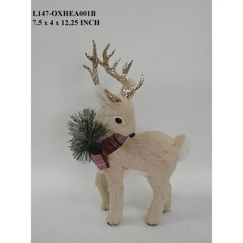 Standing Deer with Gold Antler