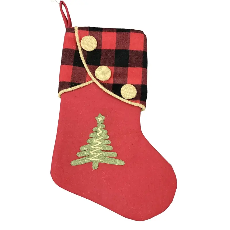 Xmas Stockings with Tree Patch