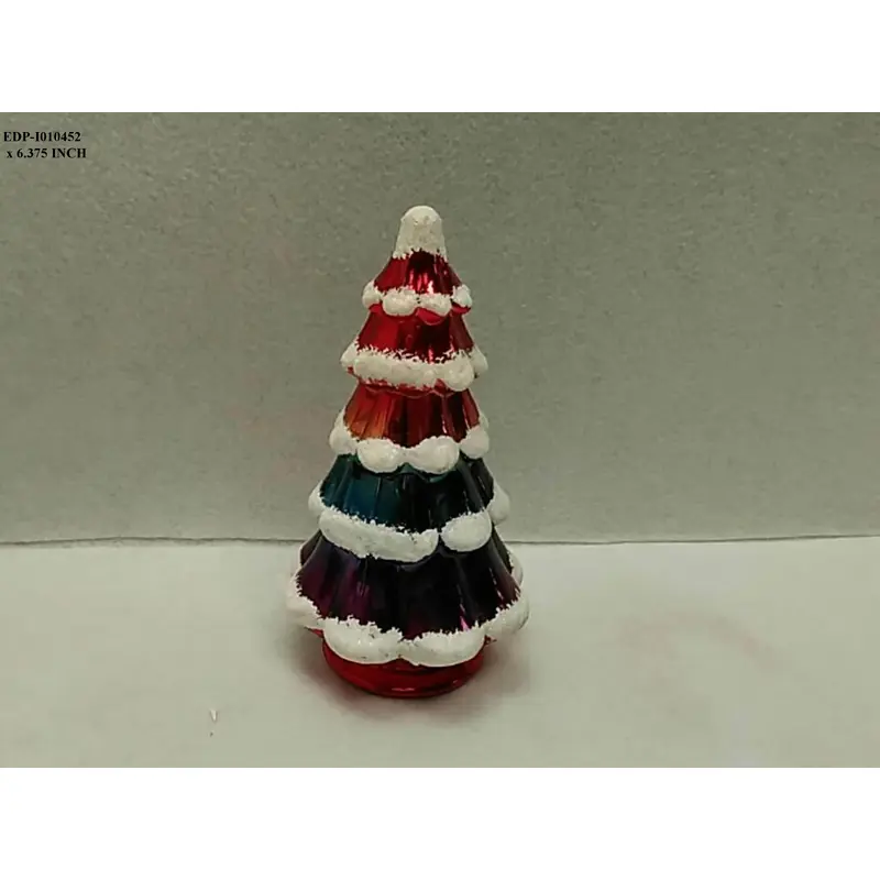 Xmas Glass Table Top Tree