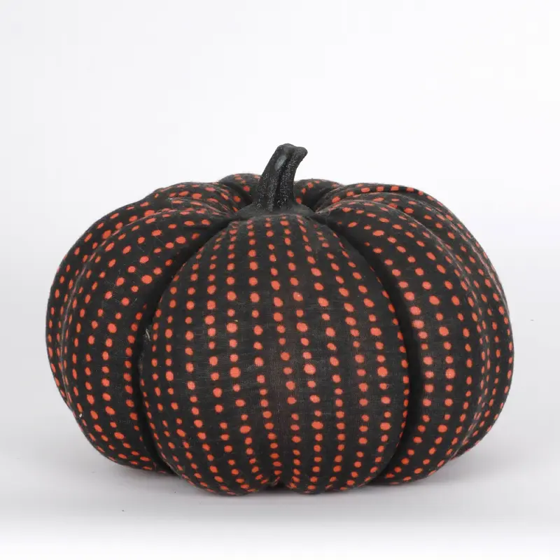 Black with red dot pumpkin
