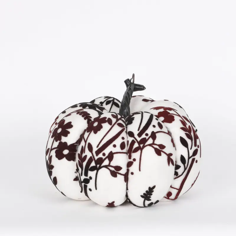 Floral pattern pumpkin