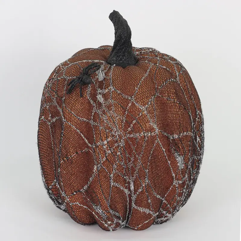 Spider web pumpkin