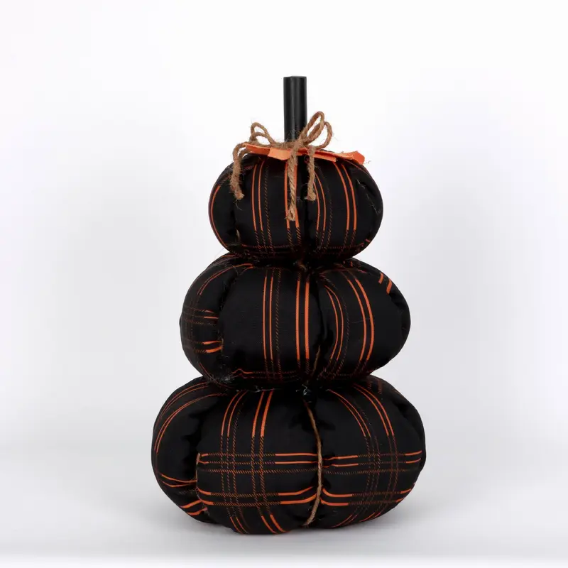 Stacked checker pumpkin