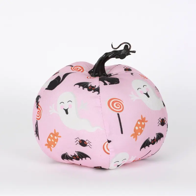 Pink cartoon pumpkin