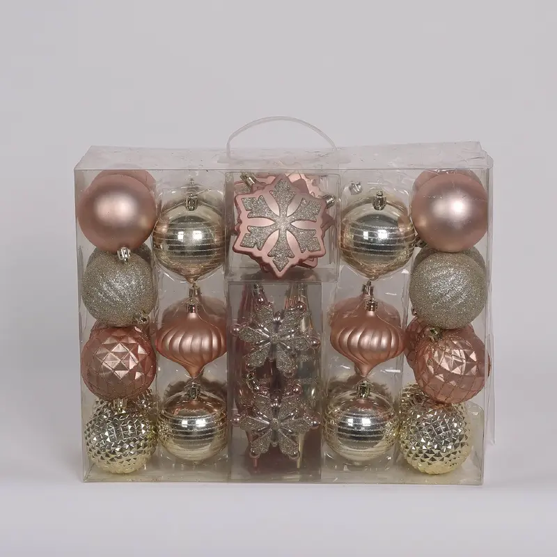 Shatterproof Ornaments box set - Silver and Bronze