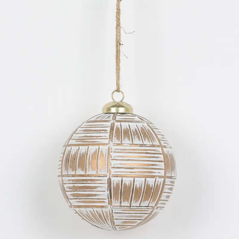 4 shinny ball ornament