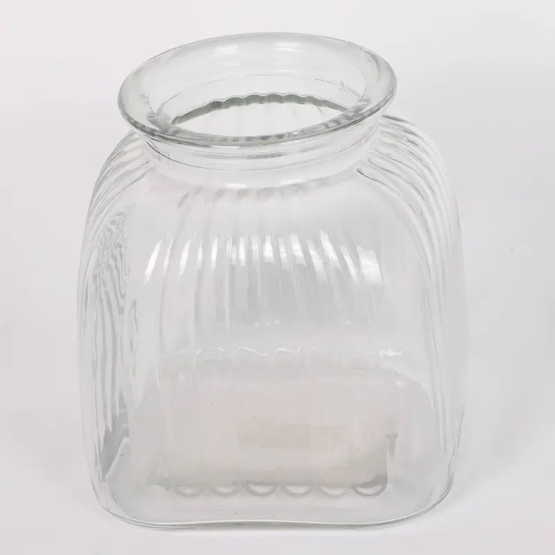 Ceramic clear vase