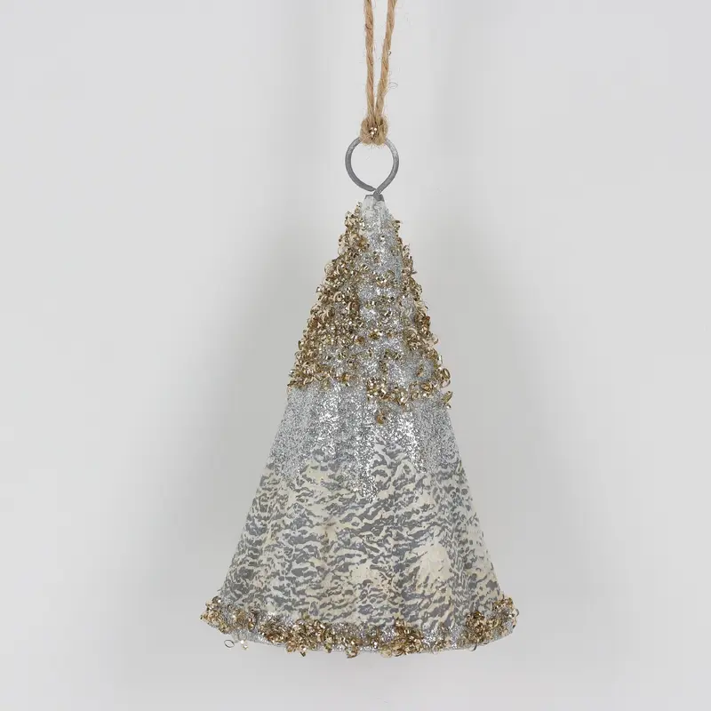 Christmas metal tree ornament