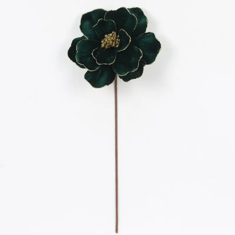 Emerald floral pick