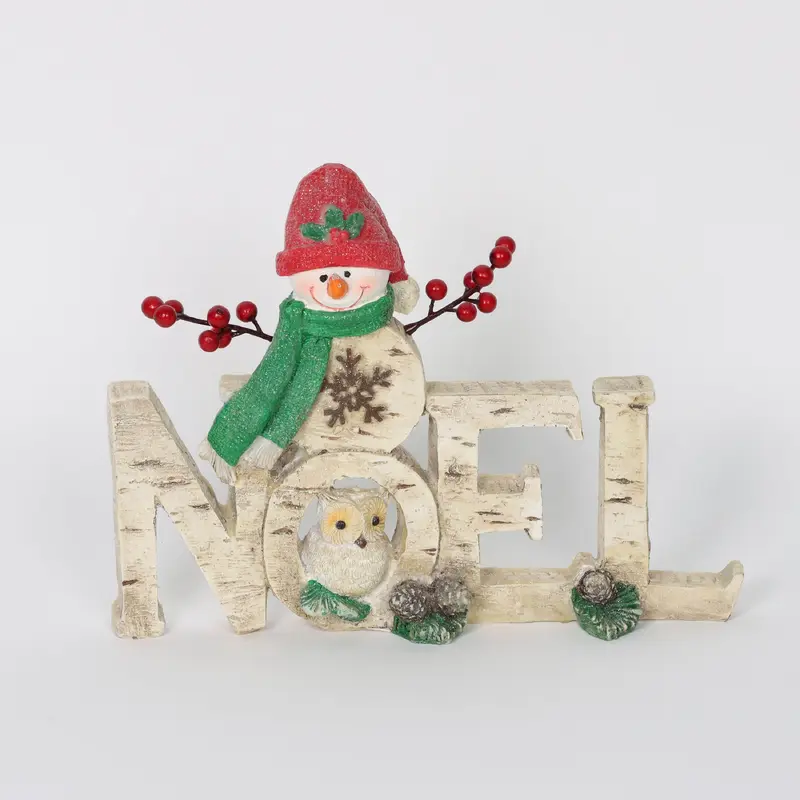 Nostalgic polyresin tabletop pieces