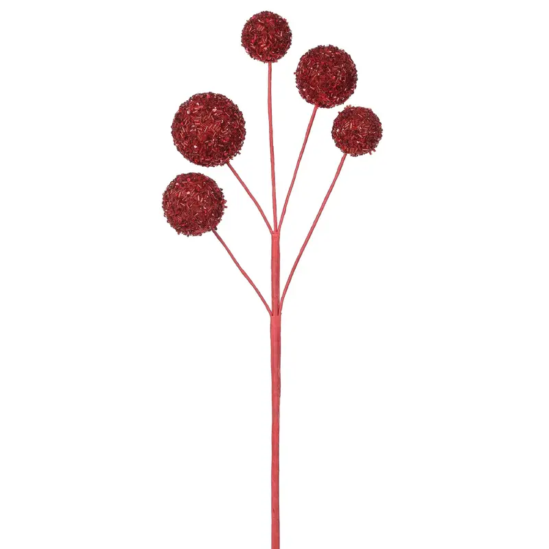 Red sequins ball pick