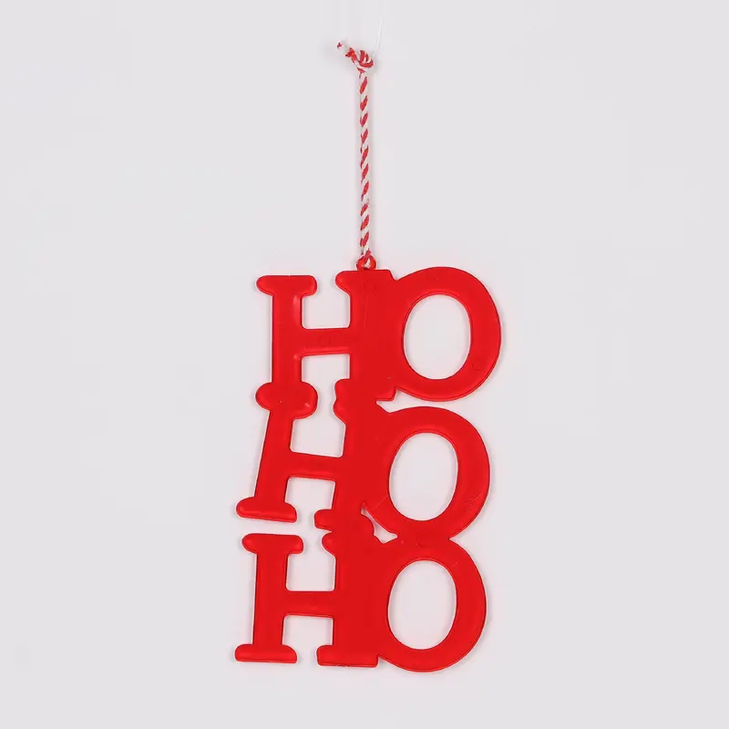 Santa HOHOHO hanging ornament