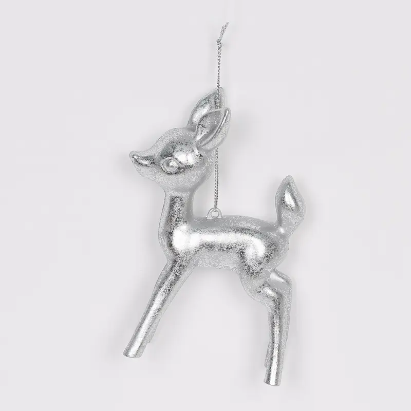 Sliver fawn ornament