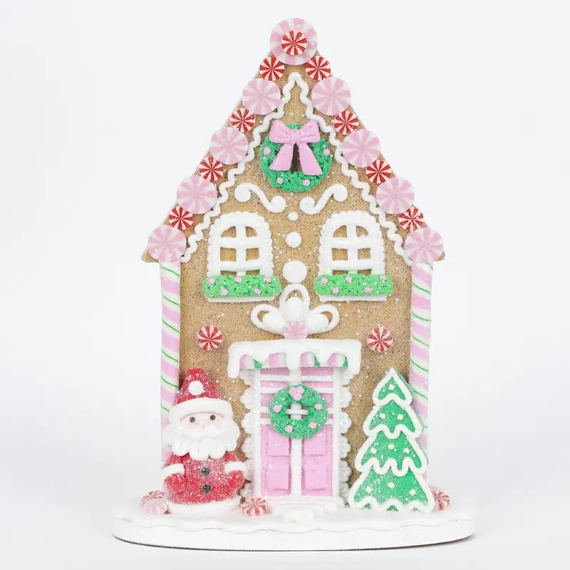 Clay Gingerbread house