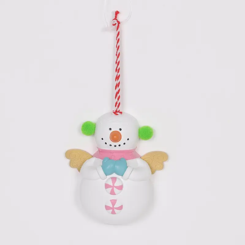 Colorful snowman ornament