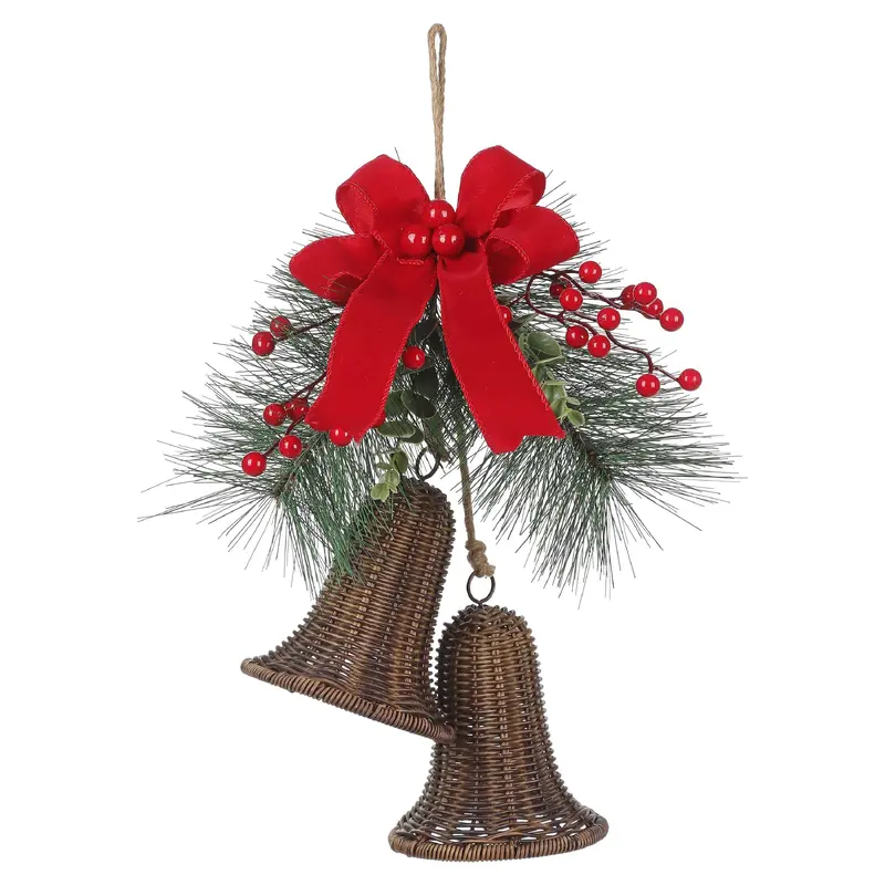 Dark Brown Rattan bell hanger