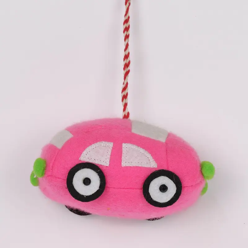 Pink car ornament