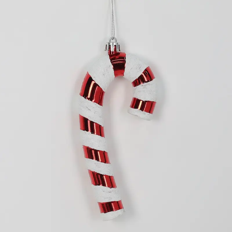Red candy cane ornament