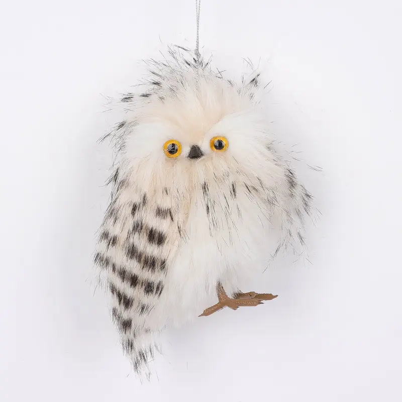 Snowy owl ornament