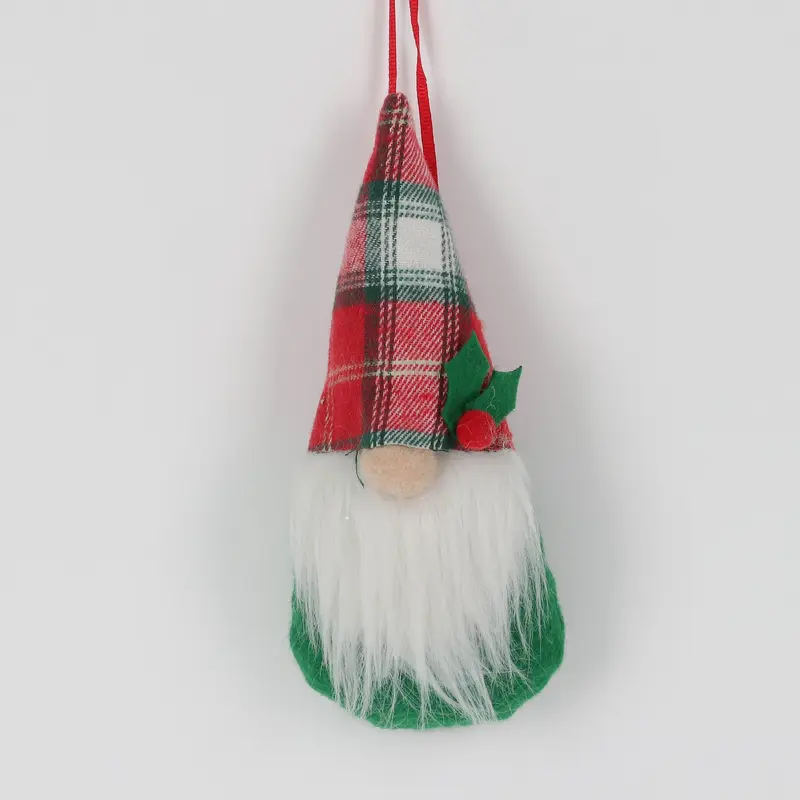 Soft Christmas gnome ornament