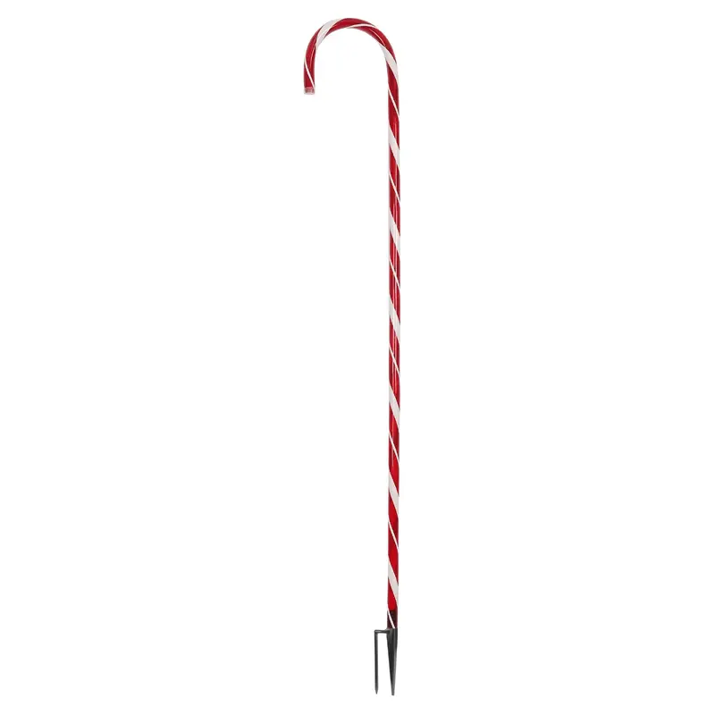 Staked candy cane