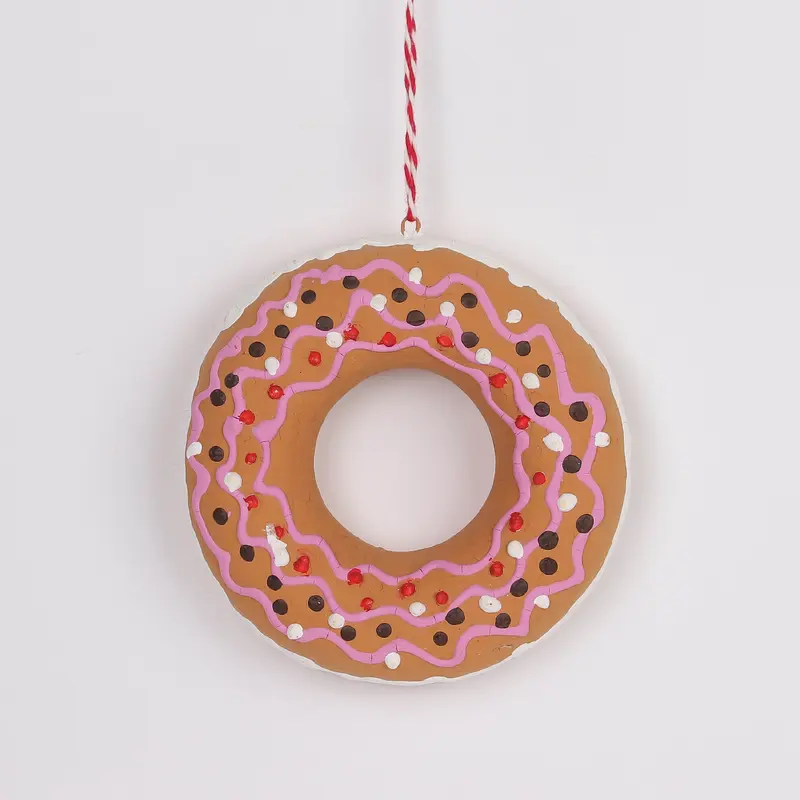 Brown donut ornament