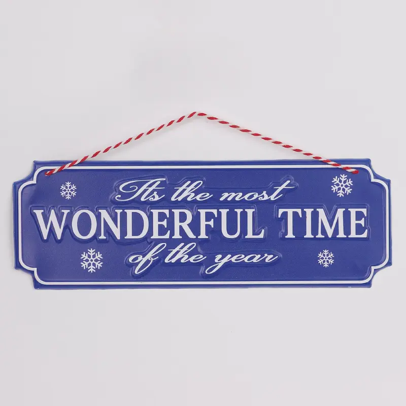 Christmas signage "Wonderful Time"