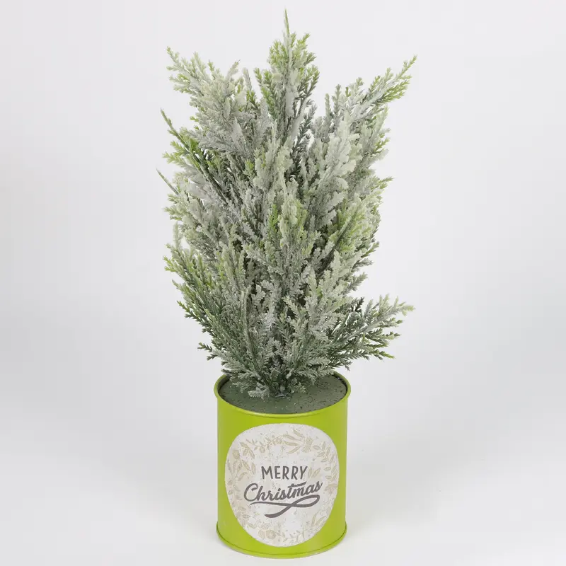 Decorative floral arrangements in a pot