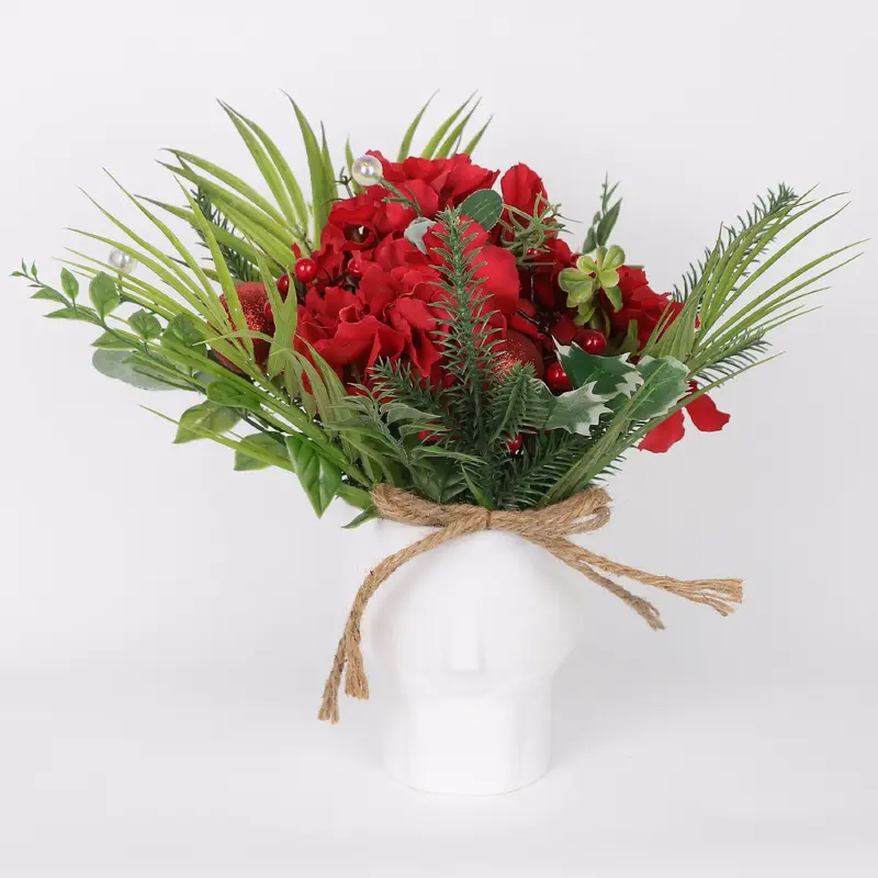 Floral arrangements in pot
