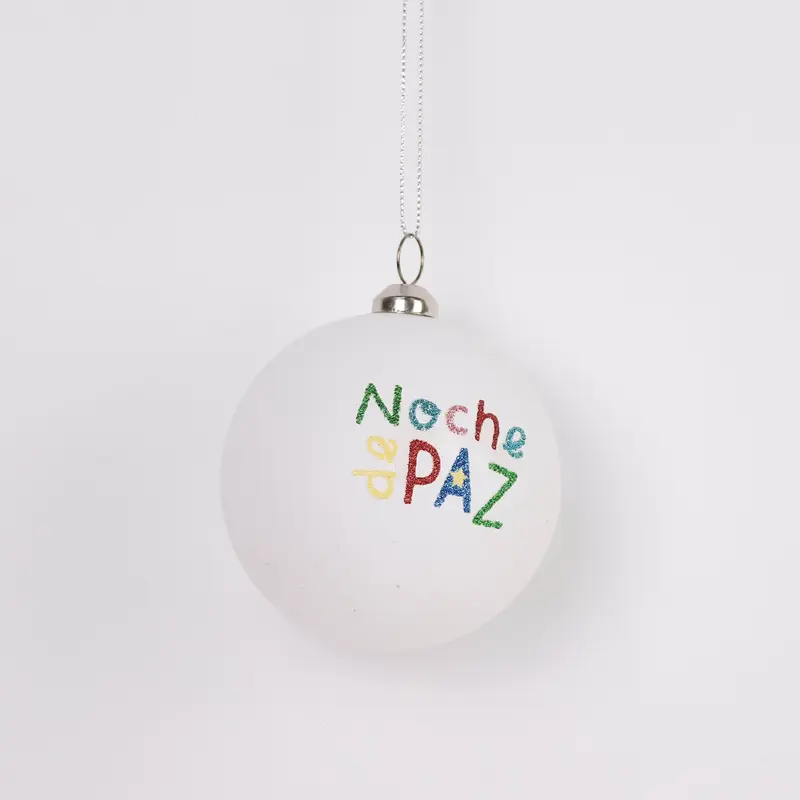 Plastic ball ornament