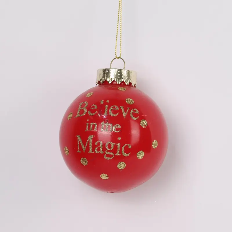 Red ball ornament