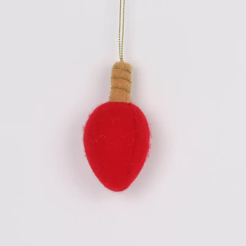 Red bulb ornament