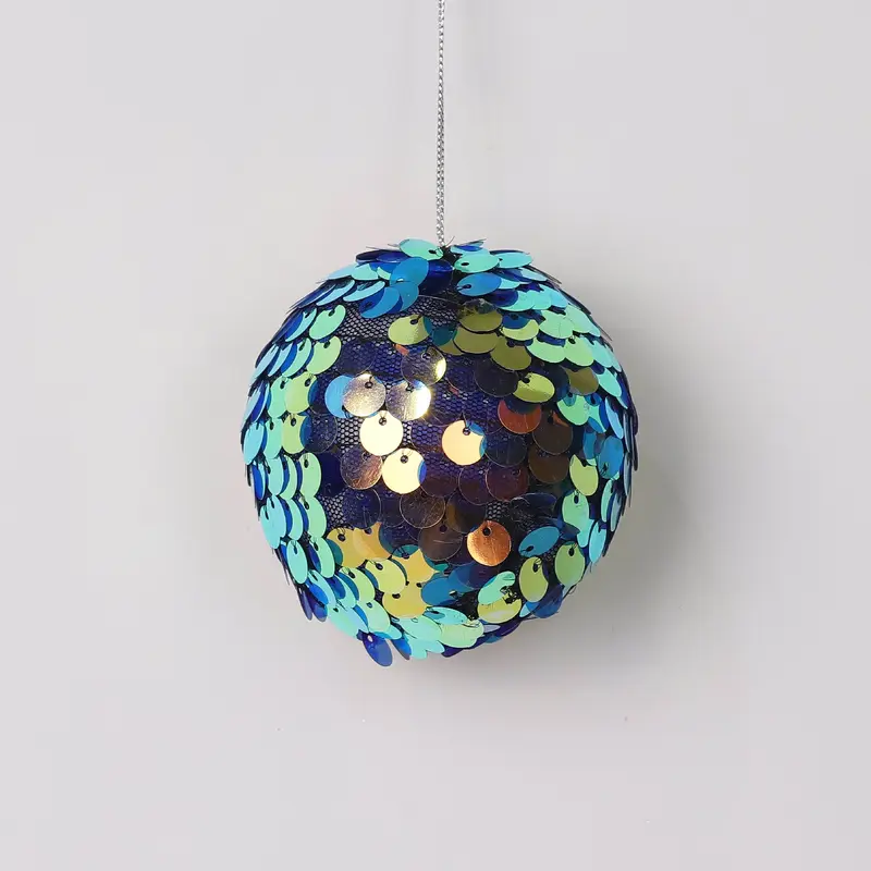 Shinny blue ornament ball